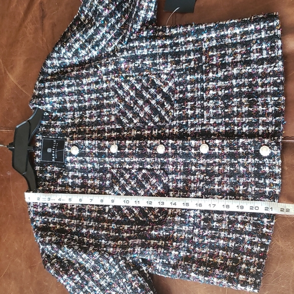 BAGATELLE Tweed Cropped Jacket, size M - Picture 14 of 16